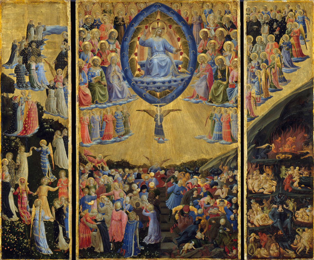 O Juízo Final (Altar Alado) - Fra Angelico