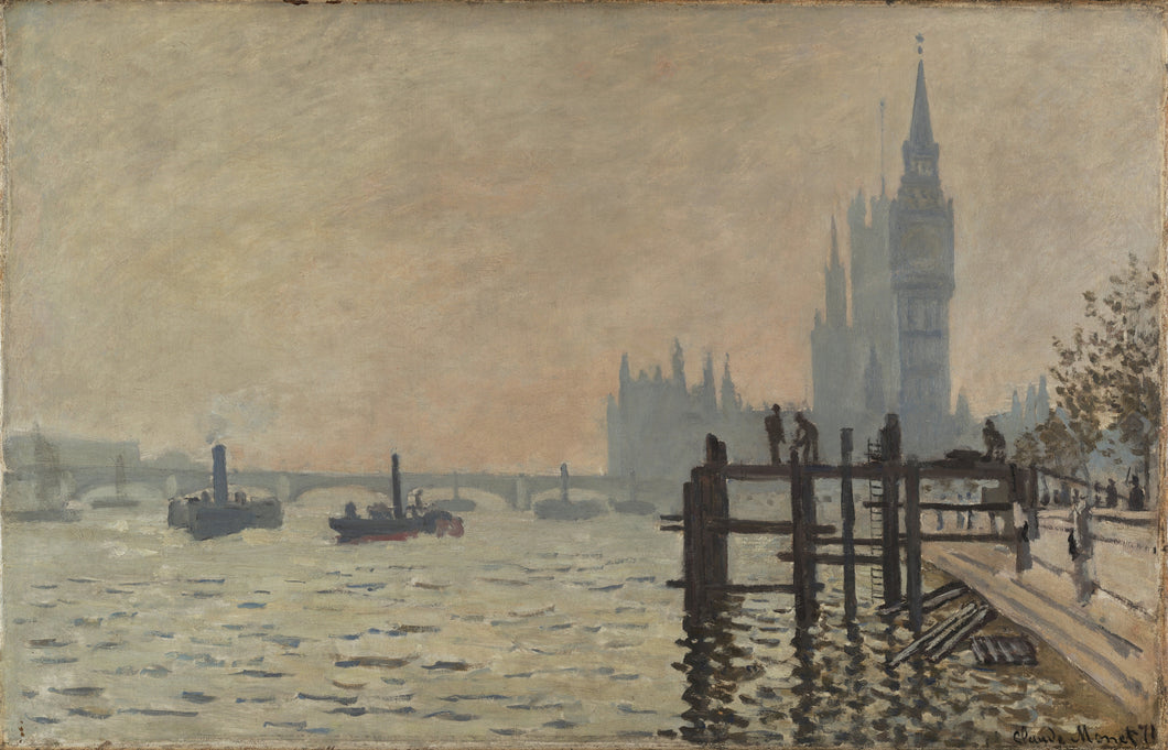539 - Claude Monet (The Thames below Westminstar)