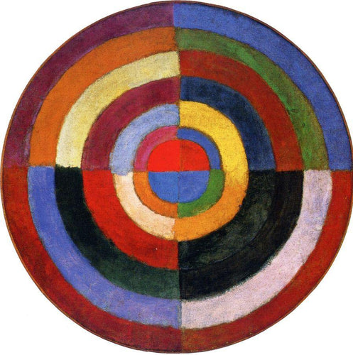 O Primeiro Disco (Robert Delaunay) - Reprodução com Qualidade Museu