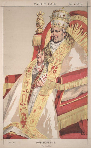 Soberanos No. 60 Caricatura do Papa Pio IX