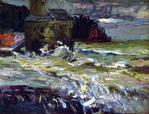 Dia de tempestade (Wassily Kandinsky) - Reprodução com Qualidade Museu