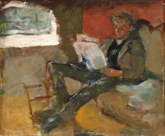 Andreas Reading (Edvard Munch) - Reprodução com Qualidade Museu