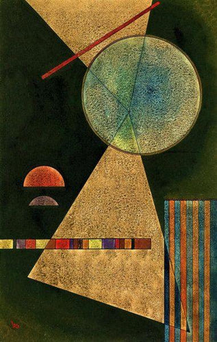 Ponto de encontro (Wassily Kandinsky) - Reprodução com Qualidade Museu