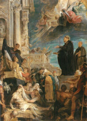 Milagre de São Francisco (Peter Paul Rubens) - Reprodução com Qualidade Museu