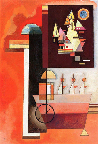 Imagem na imagem (Wassily Kandinsky) - Reprodução com Qualidade Museu
