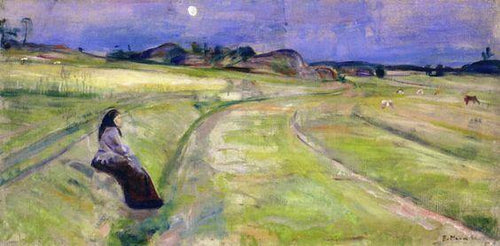 Tarde (Edvard Munch) - Reprodução com Qualidade Museu