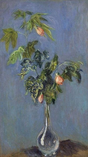 Flores em um vaso (Claude Monet) - Reprodução com Qualidade Museu