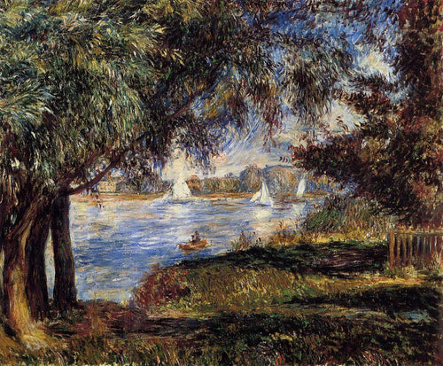 Bougival (Pierre-Auguste Renoir) - Reprodução com Qualidade Museu