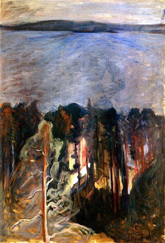De Nordstrand (Edvard Munch) - Reprodução com Qualidade Museu