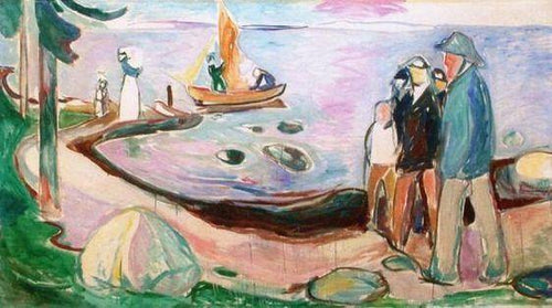 Fora do mar - Freia Frieze Ci (Edvard Munch) - Reprodução com Qualidade Museu