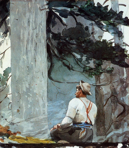 O guia (Winslow Homer) - Reprodução com Qualidade Museu