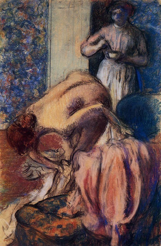 Café da Manhã Depois do Banho (Edgar Degas) - Reprodução com Qualidade Museu
