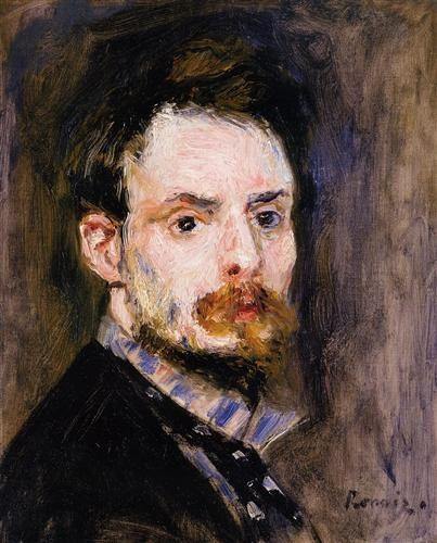 Auto-retrato (Pierre-Auguste Renoir) - Reprodução com Qualidade Museu