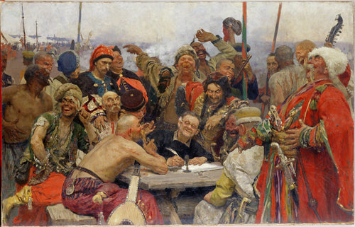 A resposta dos cossacos zaporozhianos ao sultão Mahmoud IV