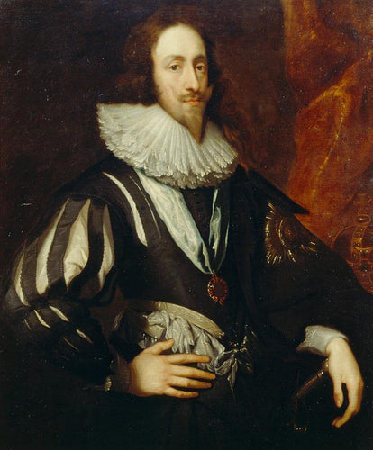 Charles I (Anthony van Dyck) - Reprodução com Qualidade Museu