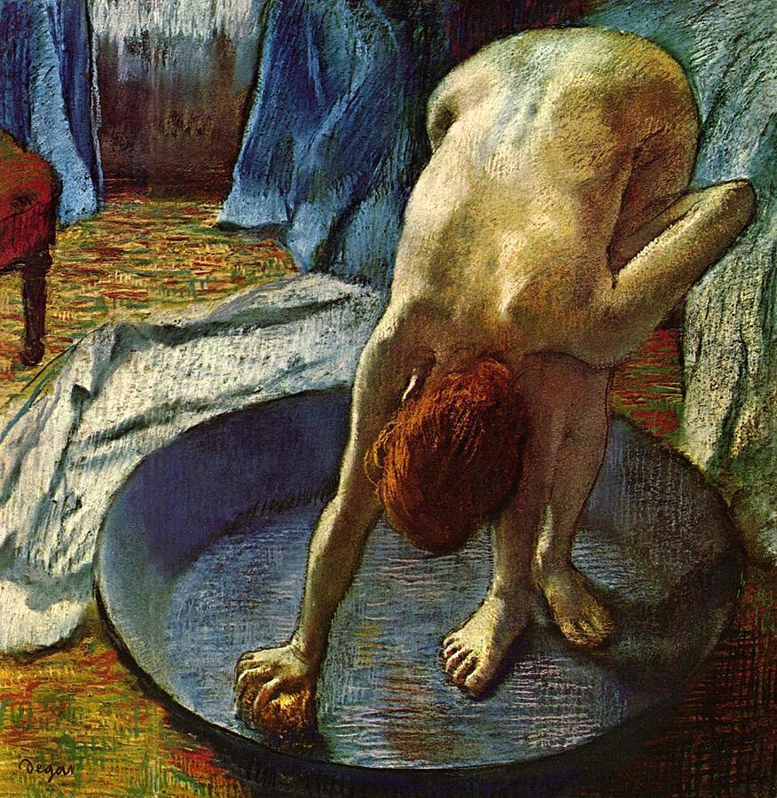 Mulher No Banho (Edgar Degas) - Reprodução com Qualidade Museu