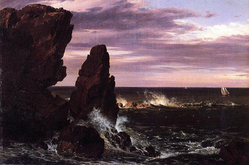 Coast Scene (Frederic Edwin Church) - Reprodução com Qualidade Museu