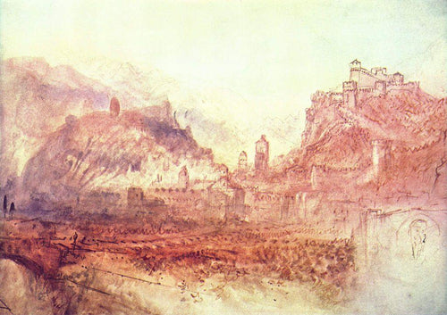 South Of Bellinzona (Joseph Mallord William Turner) - Reprodução com Qualidade Museu