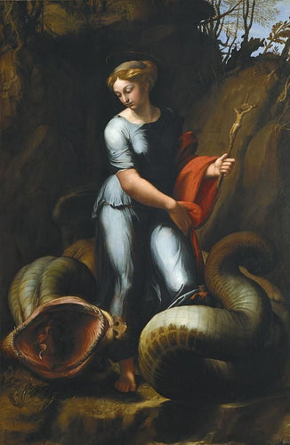 Santa Margarida (Rafael) - Reprodução com Qualidade Museu