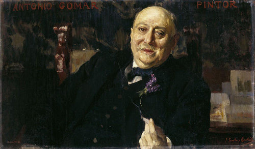 Retrato de Antonio Gomar Y Gomar (Joaquin Sorolla) - Reprodução com Qualidade Museu