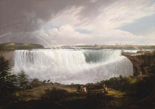 A Grande Queda da Ferradura, Niágara (Gilbert Stuart) - Reprodução com Qualidade Museu
