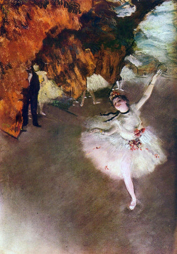 O Dançarino Estelar no Palco (Edgar Degas) - Reprodução com Qualidade Museu