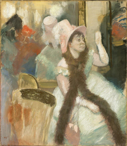 Retrato de Madame Dietz Monnin (Edgar Degas) - Reprodução com Qualidade Museu