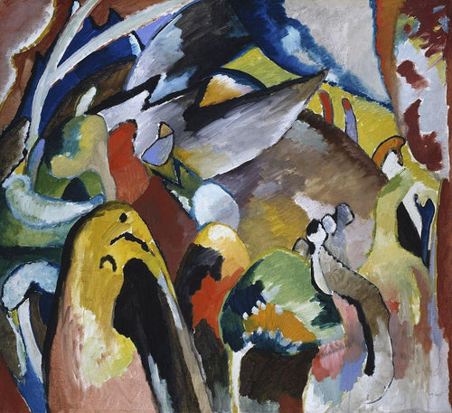 Improvisação 19A (Wassily Kandinsky) - Reprodução com Qualidade Museu