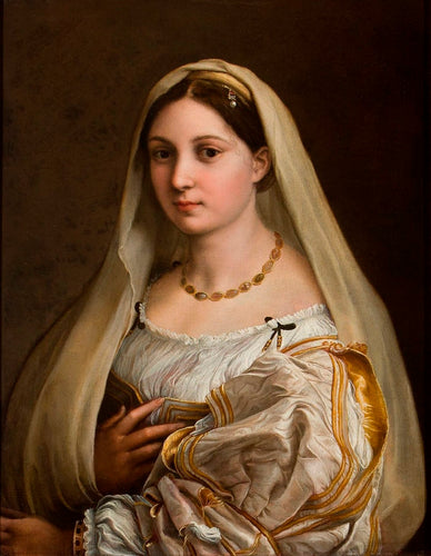 A mulher de véu (Rafael) - Reprodução com Qualidade Museu