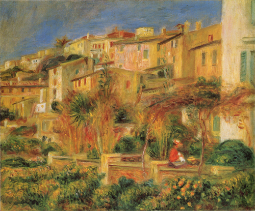 Terraços em Cagnes (Pierre-Auguste Renoir) - Reprodução com Qualidade Museu