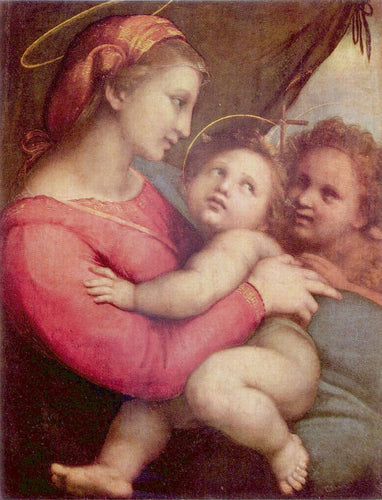 A Madonna da Cortina (Rafael) - Reprodução com Qualidade Museu
