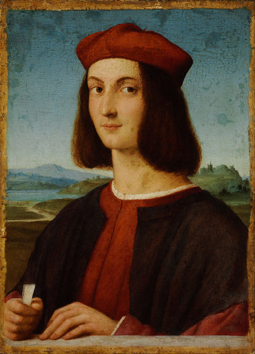 Retrato de Pietro Bembo (Rafael) - Reprodução com Qualidade Museu