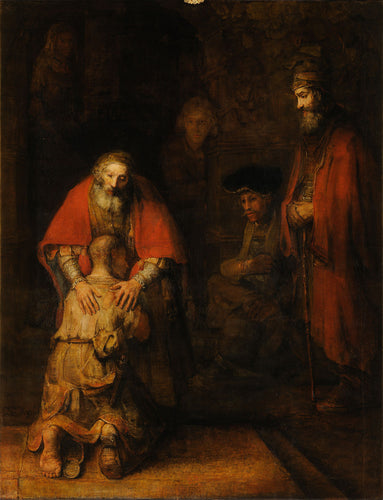 O retorno do filho pródigo (Rembrandt) - Reprodução com Qualidade Museu