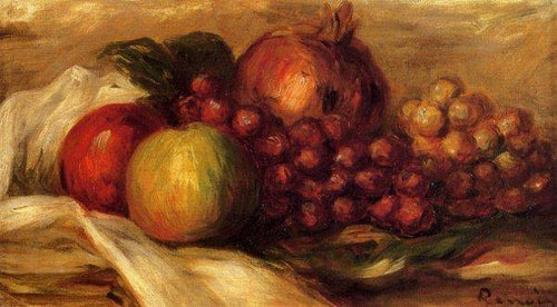 Natureza Morta Com Frutas (Pierre-Auguste Renoir) - Reprodução com Qualidade Museu