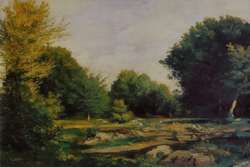 Clareira na floresta (Pierre-Auguste Renoir) - Reprodução com Qualidade Museu
