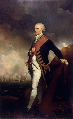 Retrato do almirante Lord George Rodney