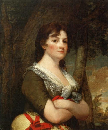 Sra. Thomas B. Law - Elizabeth Parke Custis (Gilbert Stuart) - Reprodução com Qualidade Museu