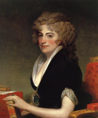 Anne Willing Bingham (Gilbert Stuart) - Reprodução com Qualidade Museu