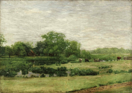 The Meadows, Gloucester (Thomas Eakins) - Reprodução com Qualidade Museu