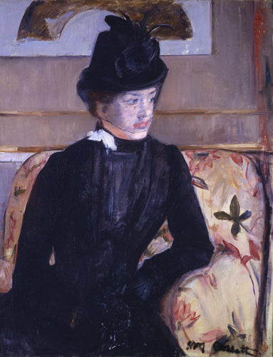 Retrato de Madame J. (Mary Cassatt) - Reprodução com Qualidade Museu