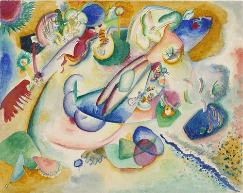 Improvisação (Wassily Kandinsky) - Reprodução com Qualidade Museu