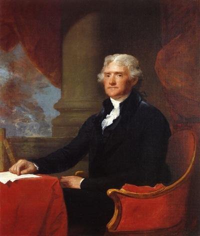 Thomas Jefferson (Gilbert Stuart) - Reprodução com Qualidade Museu