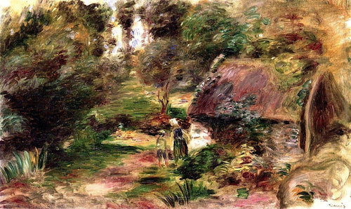 Paisagem na floresta (Pierre-Auguste Renoir) - Reprodução com Qualidade Museu