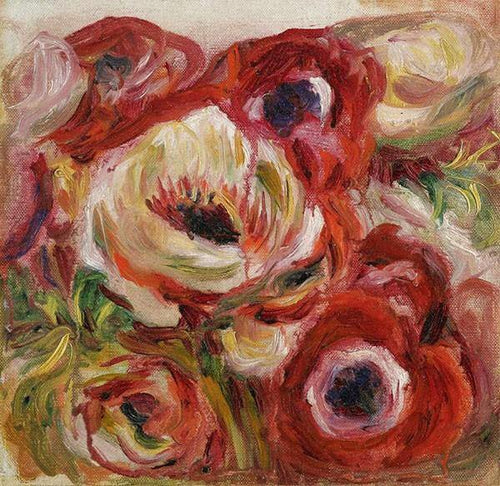 Anêmonas (Pierre-Auguste Renoir) - Reprodução com Qualidade Museu