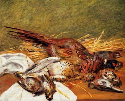 Faisões, abetardas e tordos (Pierre-Auguste Renoir) - Reprodução com Qualidade Museu