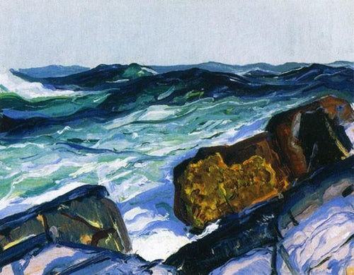 Iron Coast Monhegan (George Bellows) - Reprodução com Qualidade Museu