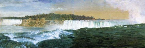 A Grande Queda, Niágara (Frederic Edwin Church) - Reprodução com Qualidade Museu