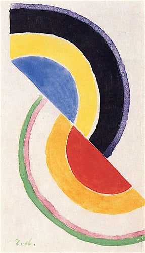 Ritmo III (Robert Delaunay) - Reprodução com Qualidade Museu