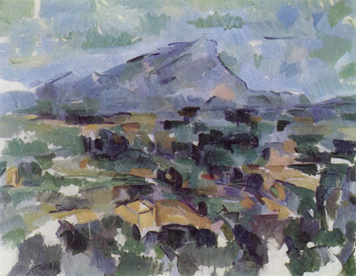 Mont Sainte-Victoire (Paul Cézanne) - Reprodução com Qualidade Museu