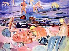 Banho de meninos (Edvard Munch) - Reprodução com Qualidade Museu